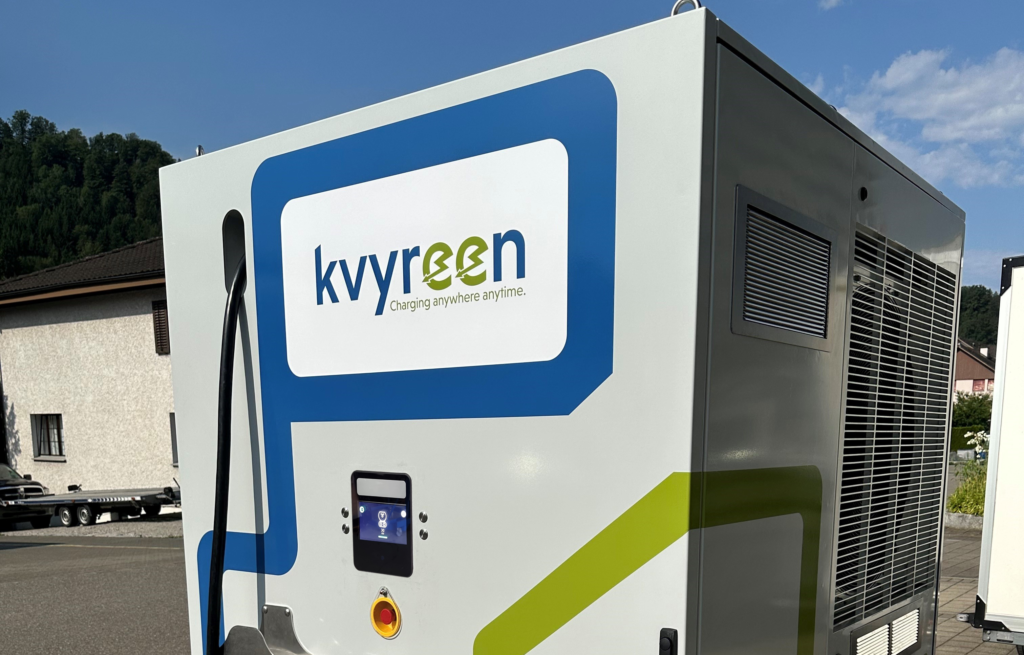 Kvyreen: Hydrogen-Powered Fast Charger Receives CE Conformity Declaration and TÜV Safety Assessment